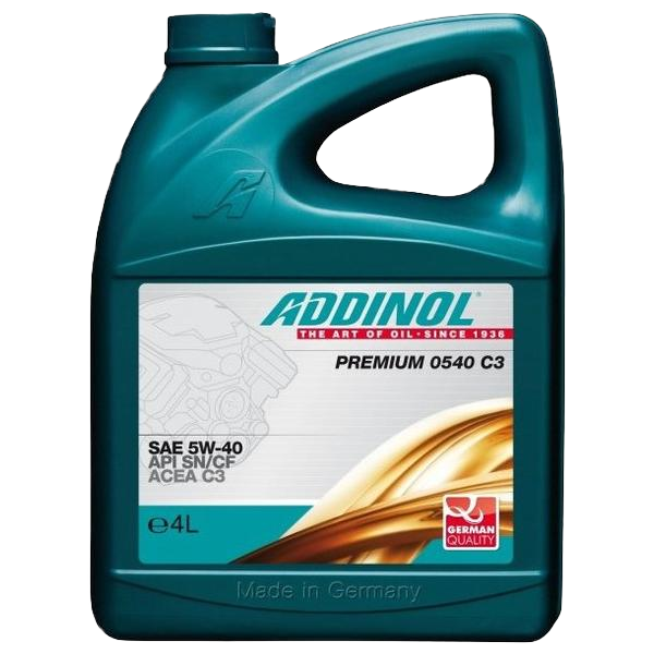 Моторное масло Addinol Premium 0540 C3 5W-40, 4л